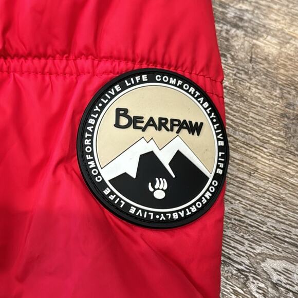 NWOT BearPaw Men's Durham Winter Puffer Coat Red Size S - Picture 8 of 12